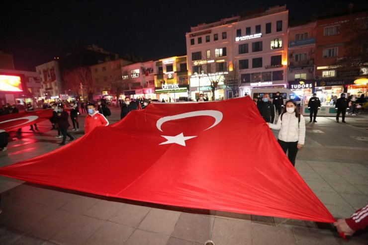 Aksaray'da İstiklal Marşı'nın kabulünün 100'üncü yıl dönümü coşku ile kutlandı