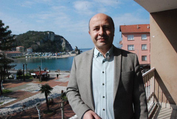 Amasra Kalesi'nde surları tutan kayalıklar güçlendirilecek