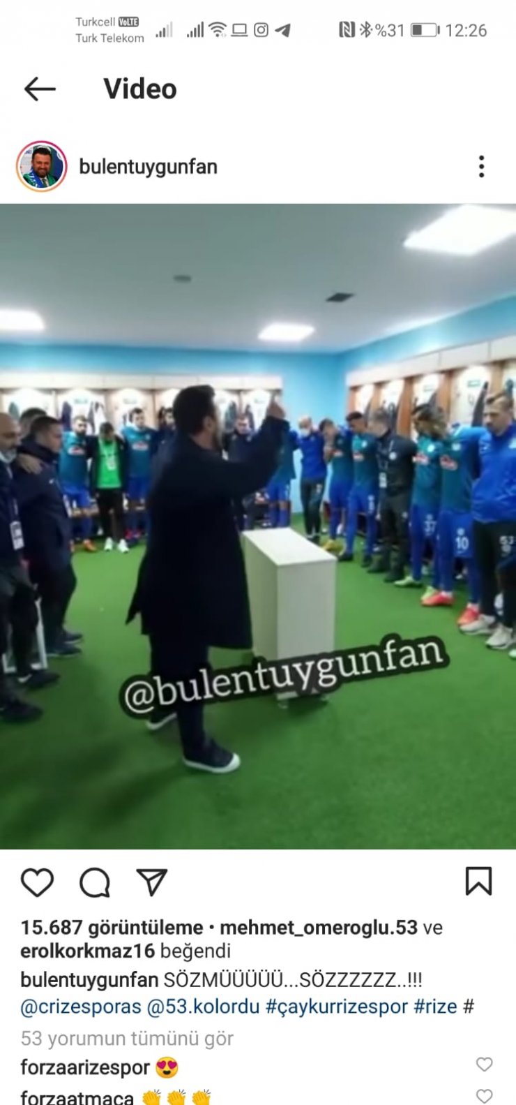 Bülent Uygun’dan Sumudica'ya gönderme