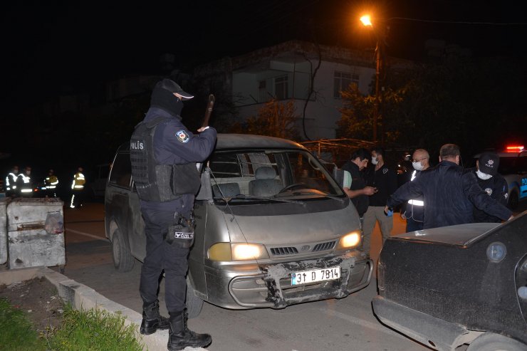 Hatay'da 284 polisle dron destekli asayiş ve trafik uygulaması