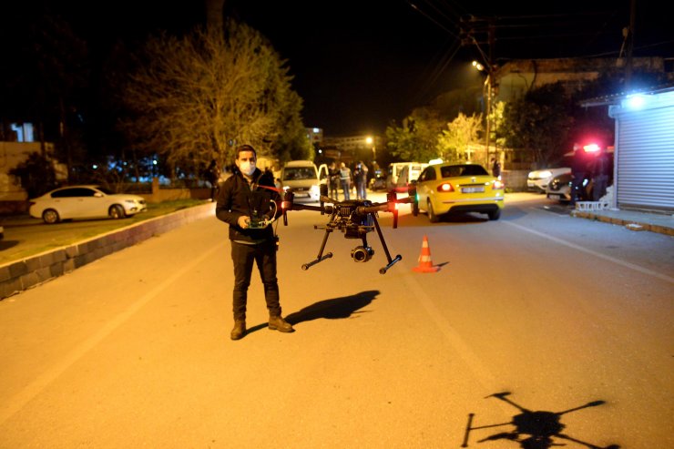 Hatay'da 284 polisle dron destekli asayiş ve trafik uygulaması