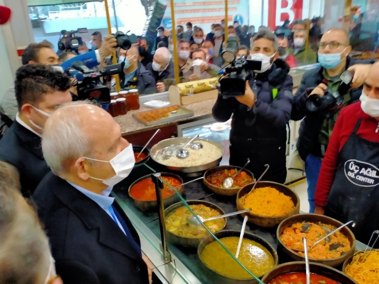 Kılıçdaroğlu'na esnaftan bozuk yol tepkisi