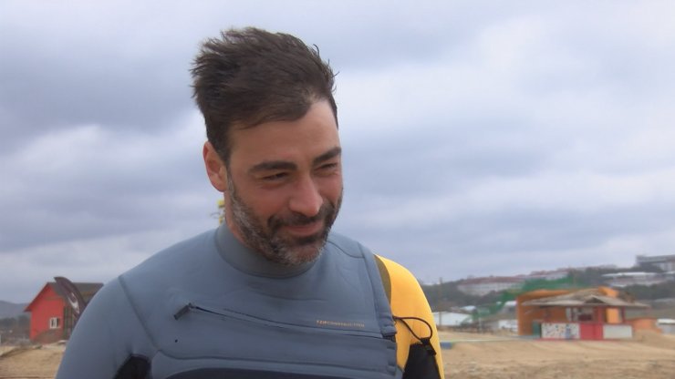 Kilyos'ta kitesurf keyfi;  Mısır'da, İsrail'de yaptım. En güzeli burası