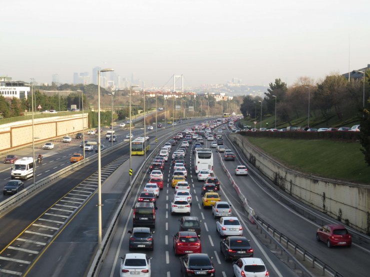 Kısıtlamanın olmadığı ikinci Cumartesi İstanbul trafiği