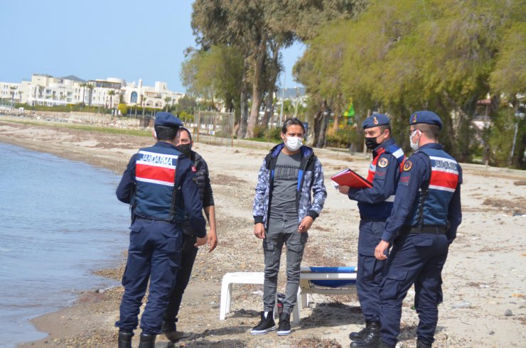 Bodrum'da Koronavirüs Denetimi