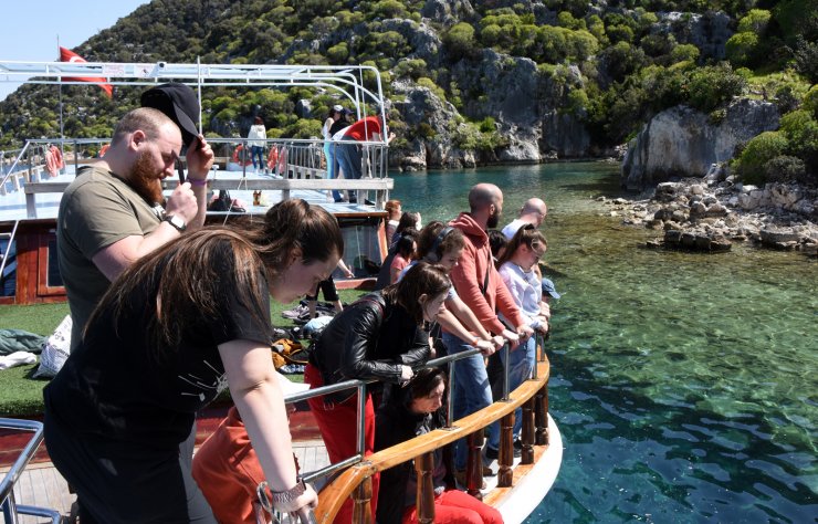 Kekova'da Rus Turist Hareketliliği