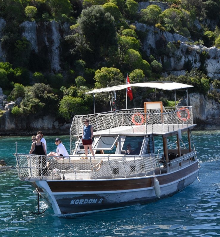 Kekova'da Rus Turist Hareketliliği