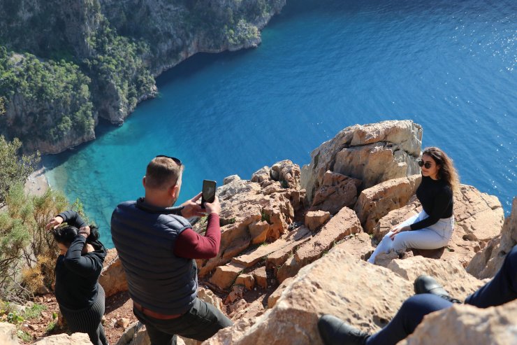 Kelebekler Vadisi'nde Tehlikeli Fotoğraf Çekimi 