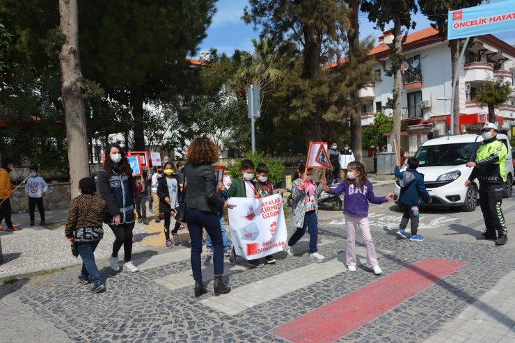 Datça'da, 'yayalar Kırmızı Çizgimizdir' Etkinliği