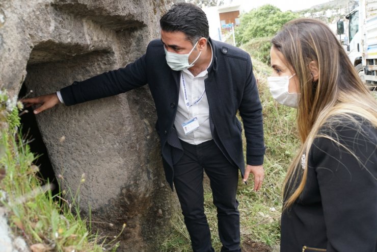 Roma Dönemine Ait Kaya Mezarlar Bodrum Turizmine Kazandırılacak