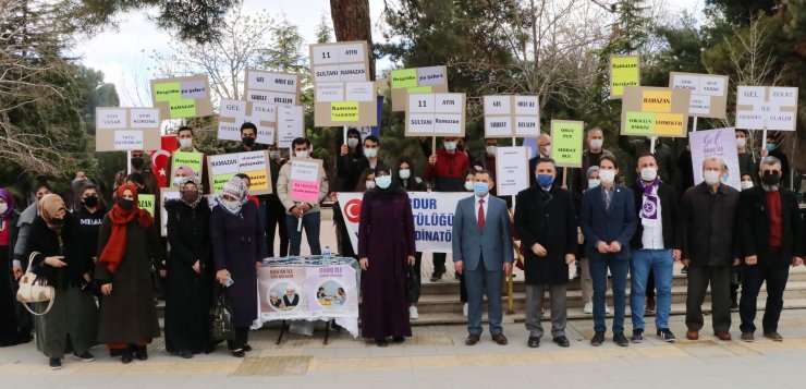 Burdur Müftülüğü'nden Pankartlı Ramazan Etkinliği