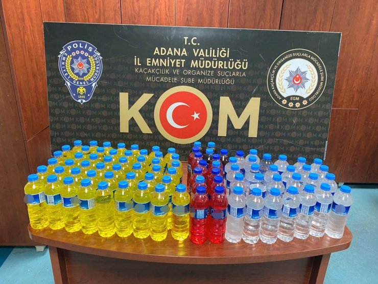 Adana'da Sahte Ve Kaçak İçki Operasyonu: 3 Gözaltı