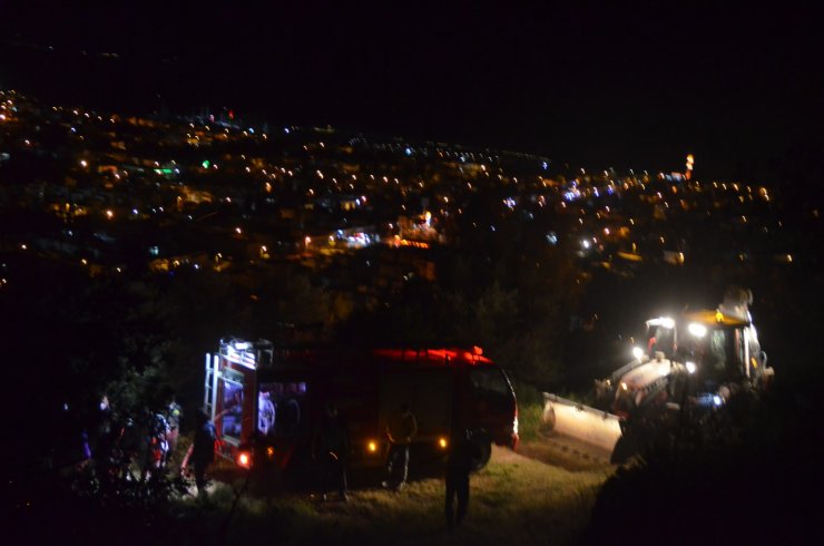 Bodrum'da Makilik Alanda Yangın