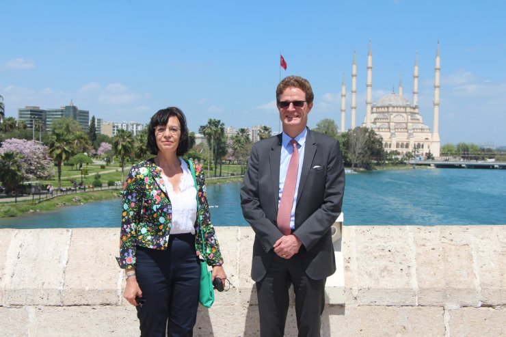 Ab Türkiye Delegasyonu Başkanı Büyükelçi Nikolaus Meyer Landrut Adana'da