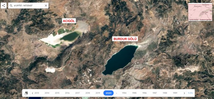 Gölleri Vuran Kuraklık, 36 Yıllık Uydu Fotoğraflarıyla Belgelendi