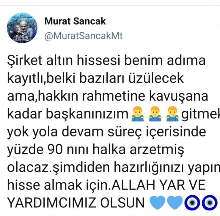 Adana Demirspor, Şirketleşti; 'hakkın Rahmetine Kavuşana Kadar Başkanınızım'