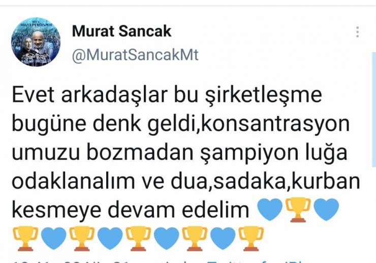 Adana Demirspor, Şirketleşti; 'hakkın Rahmetine Kavuşana Kadar Başkanınızım'