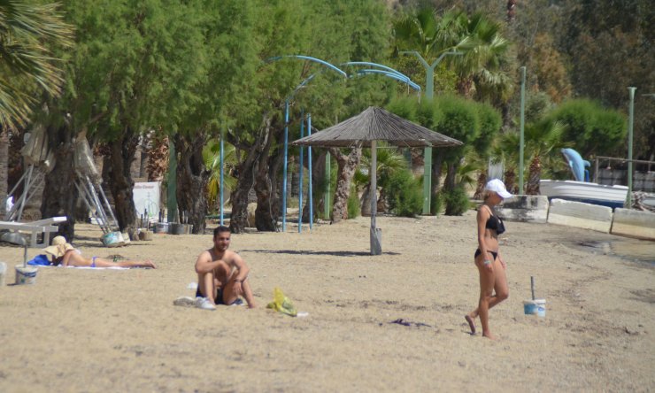 Bodrum'da Sahiller Turistlere Kaldı