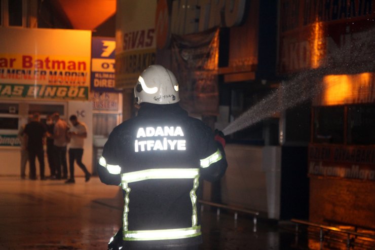 Adana Otogarı'nda Korkutan Yangın