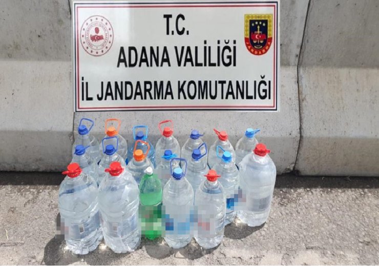 Adana'da 330 Litre Sahte İçki Ele Geçti