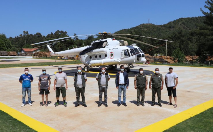Söndürme Helikopterleri, Marmaris Ve Milas'ta Kullanıma Hazır