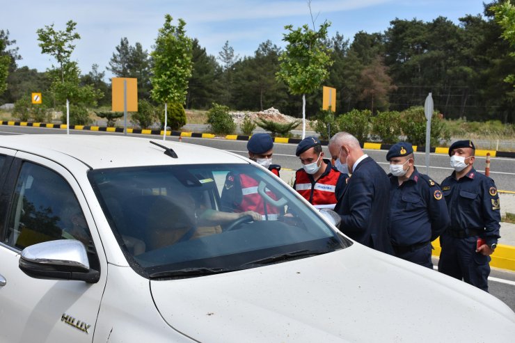 Marmaris Kaymakamı Jandarma İle Denetim Yaptı