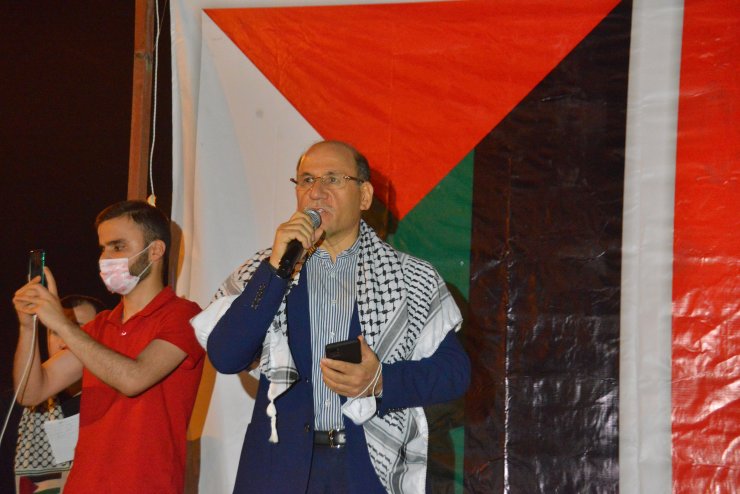 27 Sivil Toplum Kuruluşu, Abd Konsolosluğu Önünde İsrail'in Saldırılarını Protesto Etti