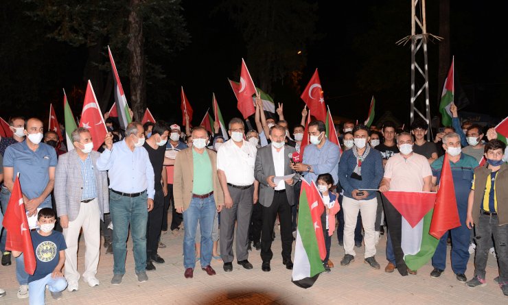 Hatay'da, İsrail'in Mescid-i Aksa Saldırıları Protesto Edildi