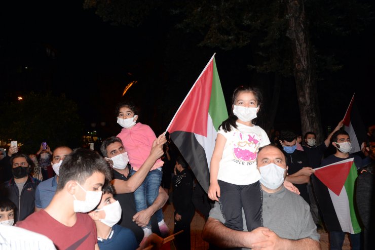 Hatay'da, İsrail'in Mescid-i Aksa Saldırıları Protesto Edildi