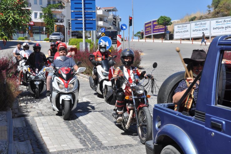 Datça'da Motosikletlilerden 19 Mayıs Turu