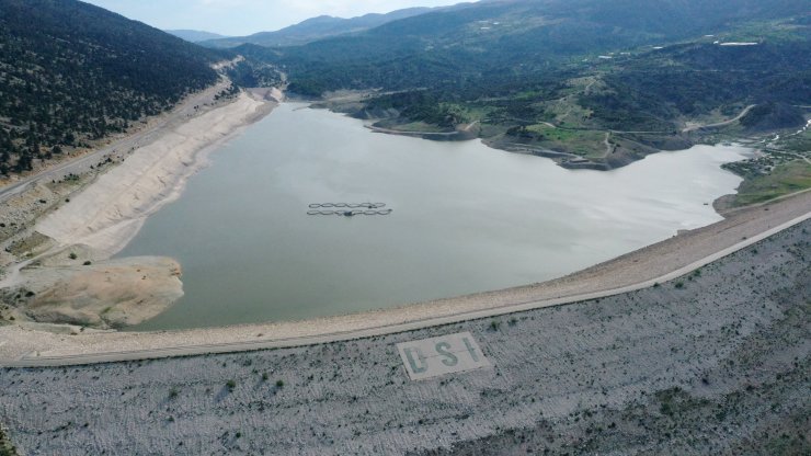 Gömbe Ve Elmalı Ovalarına Hayat Veren Barajda Su Seviyesi Düştü