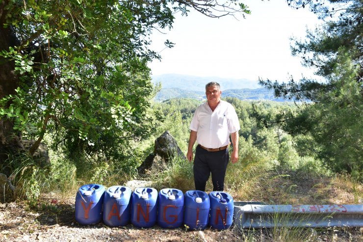 Orman Yangınlarına Karşı Bidonlu Önlem