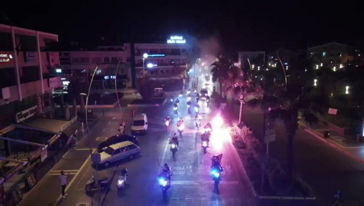 Marmaris'te '19 Mayıs' Kutlamalarında Polis Korteji