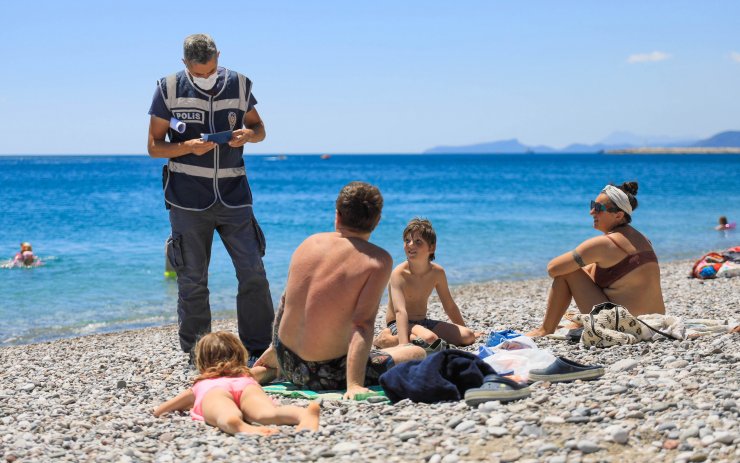 Polis Sahilde Yerleşik Yabancı Aradı