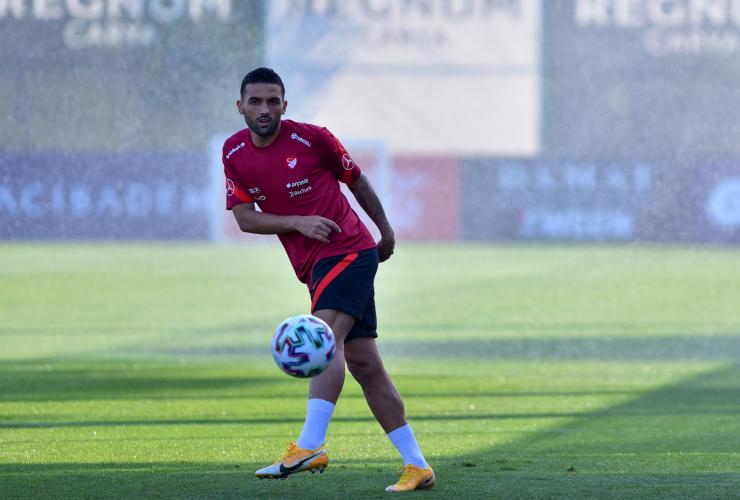 A Milli Futbol Takımı Hazırlıklarını Sürdürdü