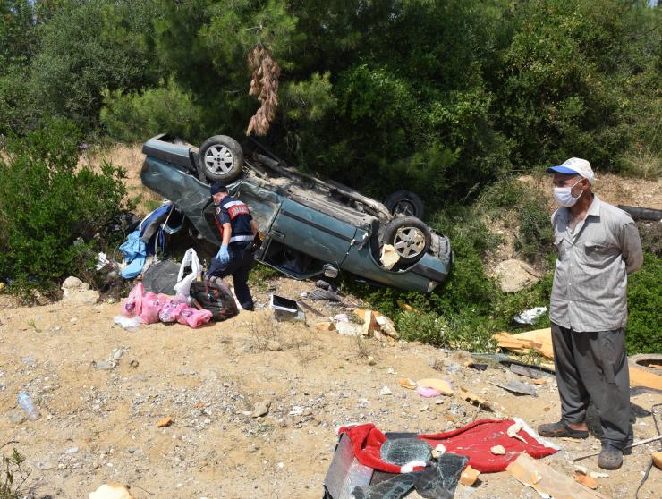 Takla Atan Otomobilden Burnu Bile Kanamadan Çıktı; 'neredeyim' Dedi